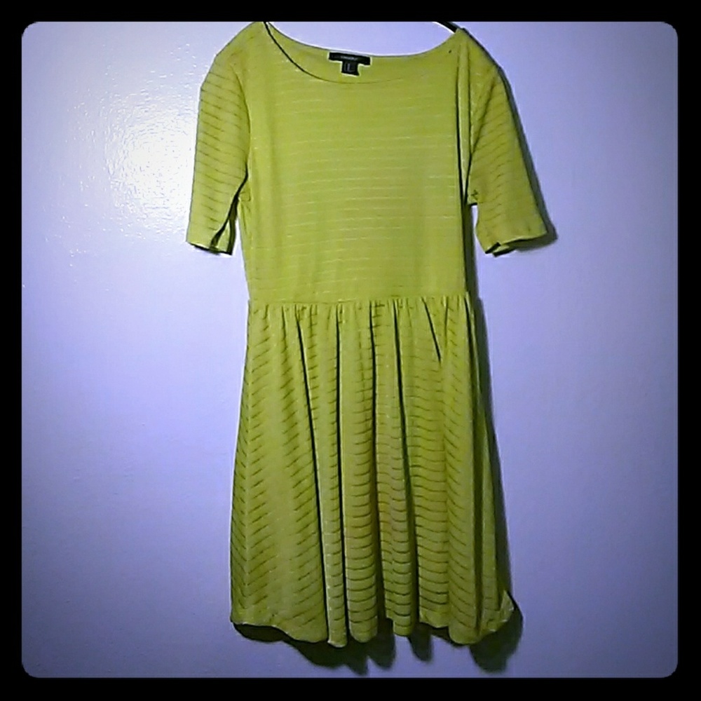 Neon green forever 21 dress - Picture 1 of 1